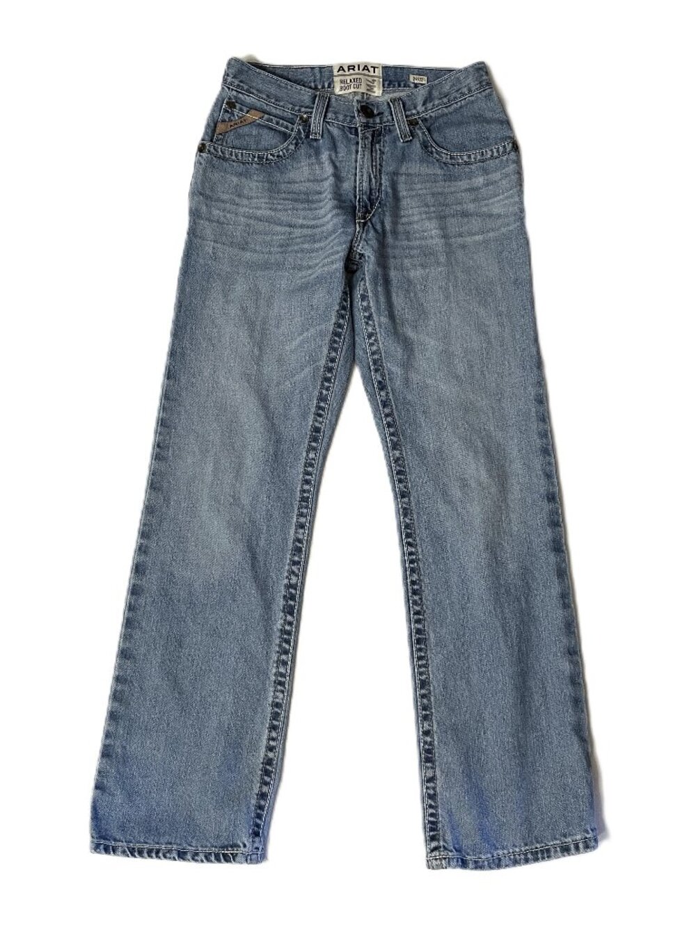 Ariat M4 Jeans Mens 29x32 Blue Relaxed Bootcut 100% Cotton Western 10039631